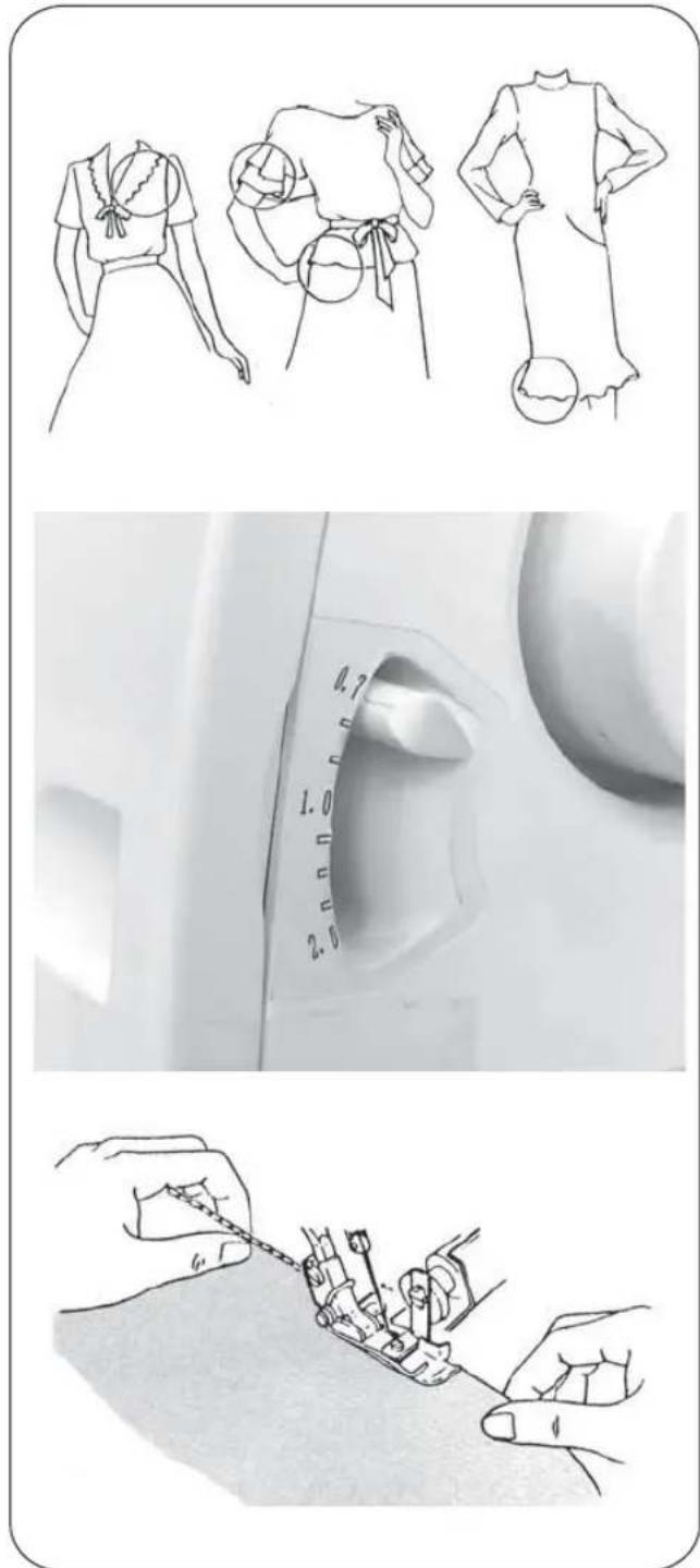 SINGER Heavy Duty HD0400S - Para fijar la palanca de ajuste del transporte diferencial - 1