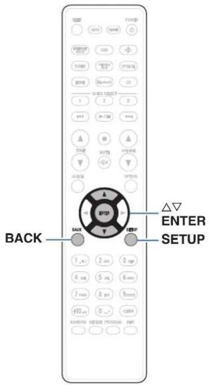 DENON CEOL N-12 - Plan du menu - 3