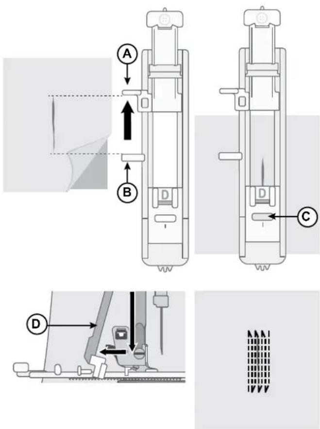 SINGER C5950 - Réparer les petits trous - 1