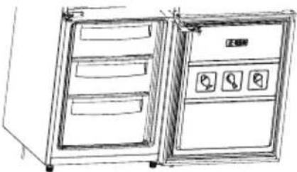 AYA AFC2703XAQUAW - INVERSION DU SENS D'OUVERTURE DE LA PORTE - 4