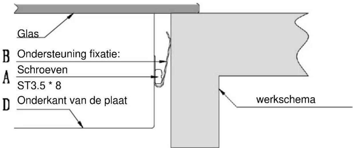SCHNEIDER SCTI6474MF2 - De positie van de steun aanpassen - 2