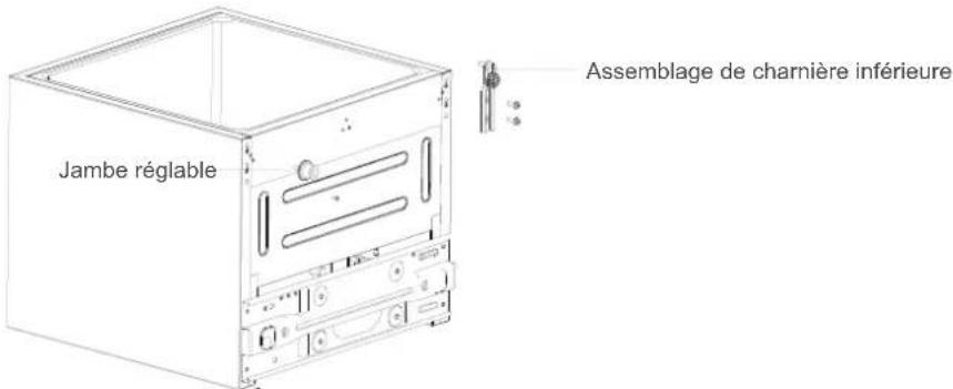 AYA ACU050W - INSTRUCTIONS D'INVERSION DE LA PORTE DU CONGÉLATEUR - 3