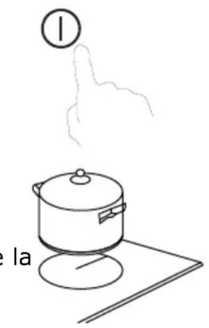 SCHNEIDER SCIH360B - Utiliser votre plaque de cuisson à induction Pour commencer la cuisson - 1