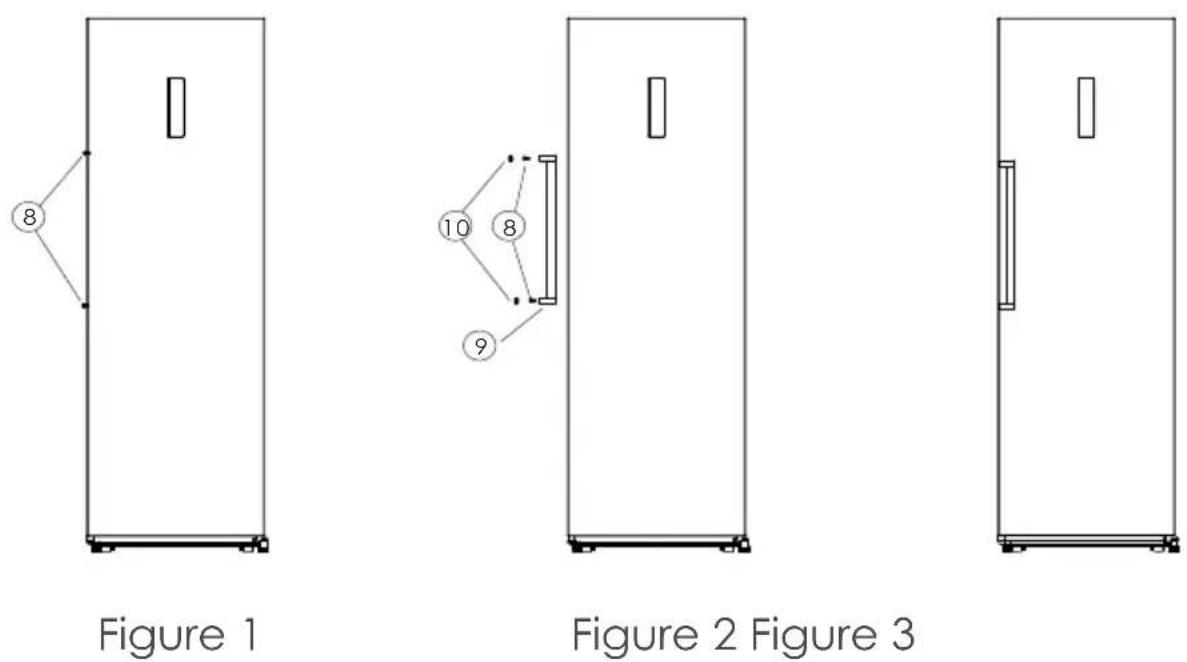 VEDETTE VFM335BRW - Installing the handles - 1