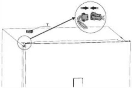 VEDETTE VFM335BRW - Inversion du sens d'ouverture de la porte - 9