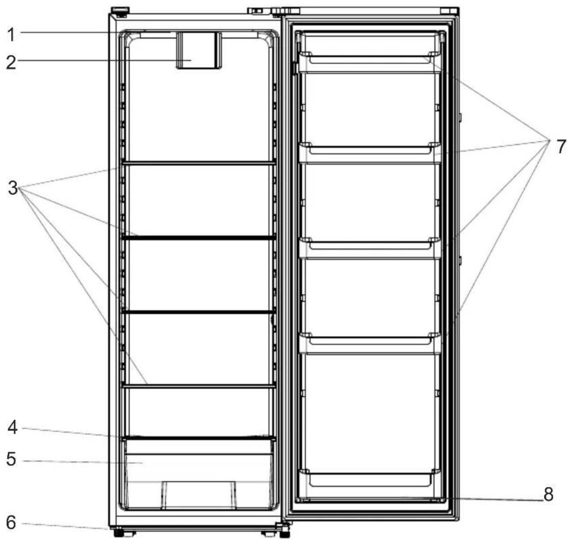 VEDETTE VFM335BRW - STRUCTURE ILLUSTRATION - 1