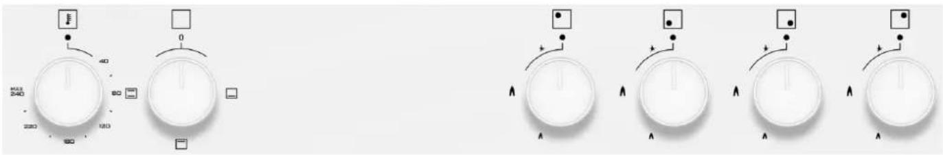 AYA ACM66GW - Utilisation de la plaque de cuisson - 1
