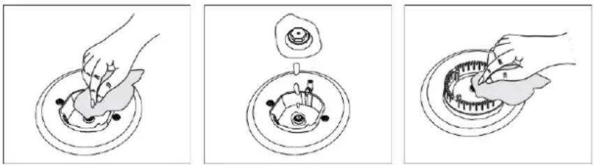 AYA ACM66GW - NETTOYAGE DE LA TABLE DE CUISSON - 1