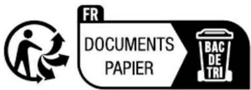 FR DOCUMENTS PAPIER BAC DE TRI