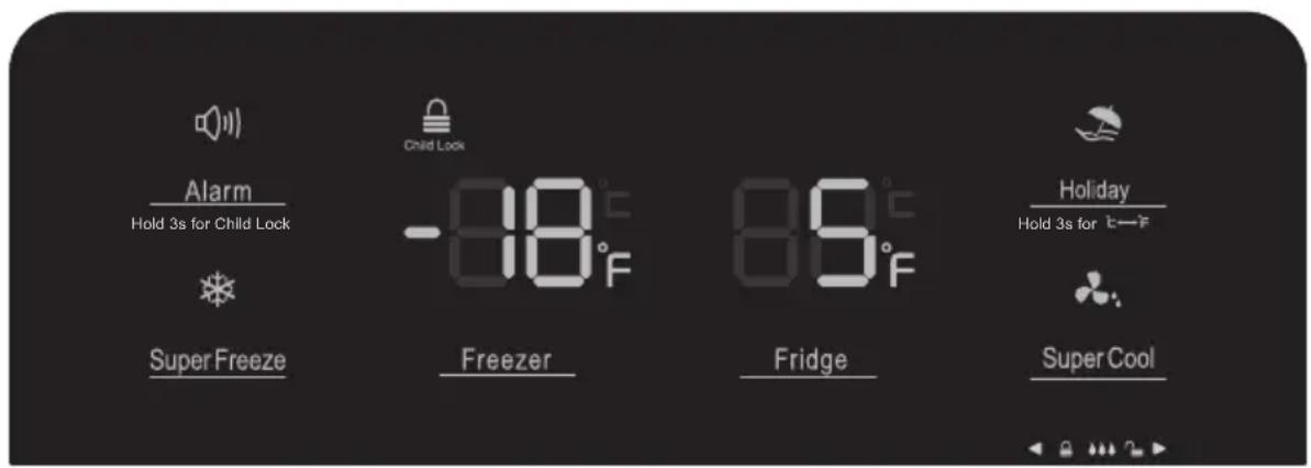 SIGNATURE SFDOOR5291XAQUA - DISPLAY CONTROLS - 1