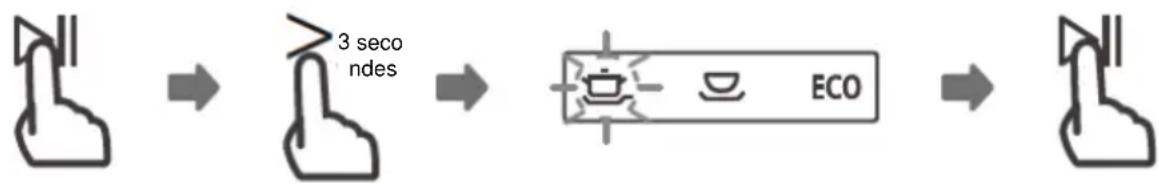 VEDETTE VFP47DW - Comment changer de programme en cours de cycle - 1