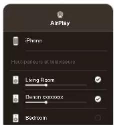 DENON AVR-X1800H DAB - Lisez un morceau depuis votre iPhone, votre iPodtouch ou votre iPad sur plusieurs appareils synchronisés (AirPlay 2) - 3