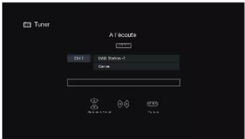 DENON AVR-X1800H DAB - Écoute d'émissions DAB - 1