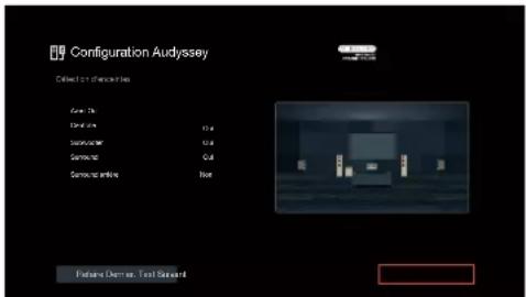 DENON AVR-X1800H DAB - Lorsque l'enceinte détectée est affichée, sélectionnez "Suivant" puis appuyez sur ENTER. - 1