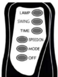 LAMP SWING TIME SPEED/ON MODE OFF
