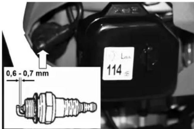 IKRA IBHS 62 - Sostituire la candela di accensione o controllarla - 1
