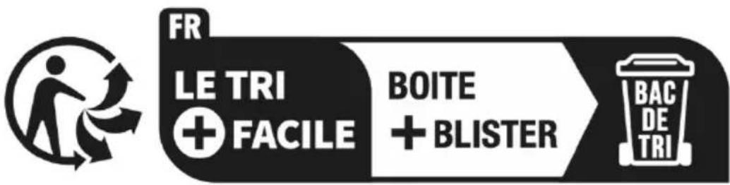 FR LE TRI + FACILE BOITE + BLISTER BAC DE TRI