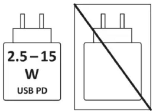 2.5-15 W USB PD