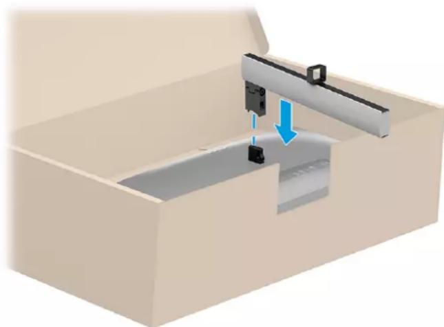 HP E24u G5 - Fixation du socle de moniteur (moniteur à écran plat) - 1
