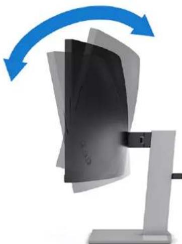 HP E24u G5 - Réglage du moniteur (modèles incurvés uniquement) - 2