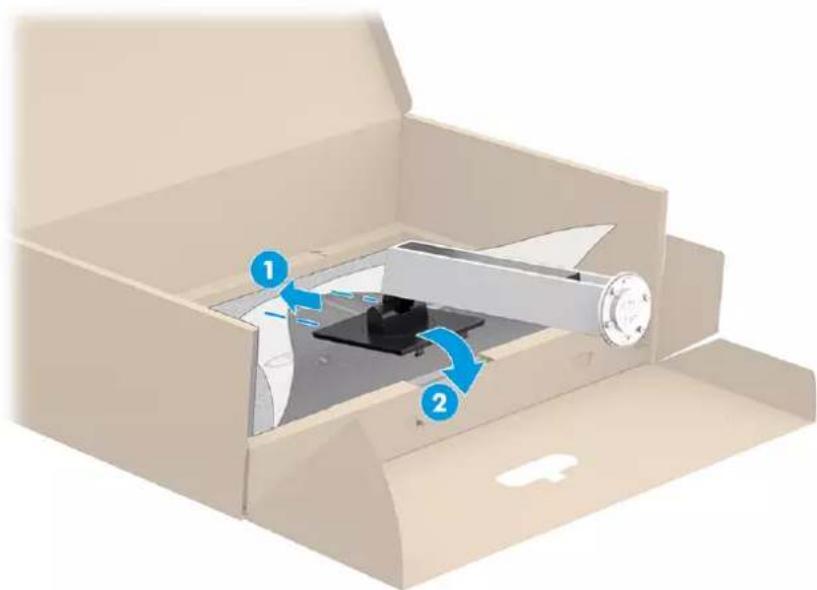 HP E24u G4 - Fixation du socle de moniteur - 4