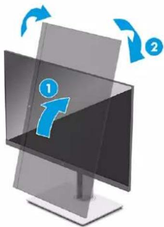 HP E24t G4 - Réglage du moniteur - 6