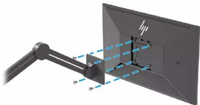 HP E24t G4 - Fixation de l'écran sur un dispositif de montage - 3