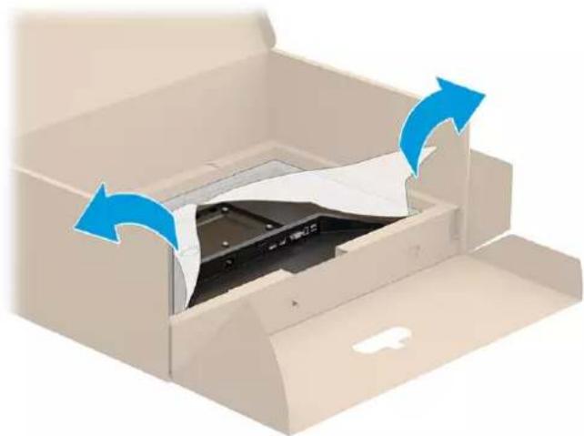 HP E24t G4 - Fixation du socle et de la base du moniteur - 1