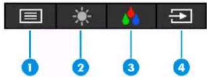 HP E24t G4 - Utilisation des touches de fonctions - 2