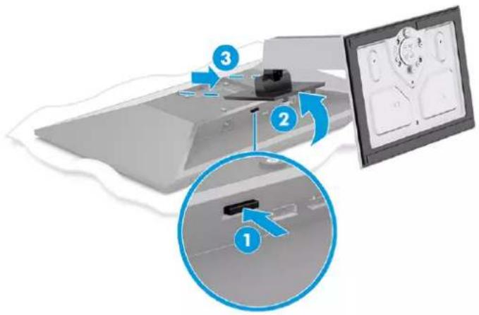HP E24t G4 - Retrait du socle du moniteur - 2