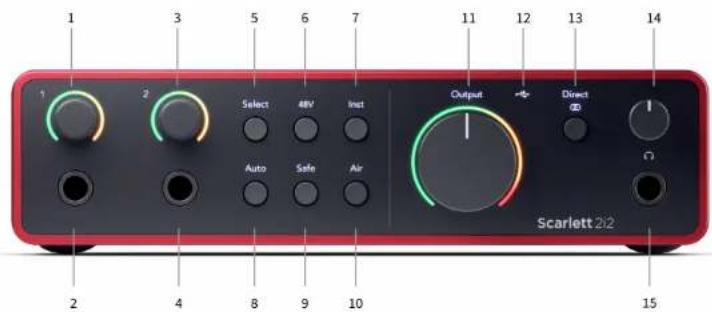 FOCUSRITE Scarlett 2i2 4th Gen - Façade - 1