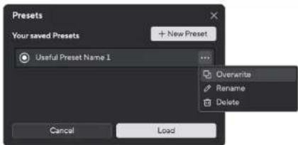 FOCUSRITE Scarlett 2i2 4th Gen - Écraser un préréglage - 5