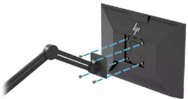HP E24mv G4 - Fixation de la tête de moniteur sur un dispositif de montage - 3