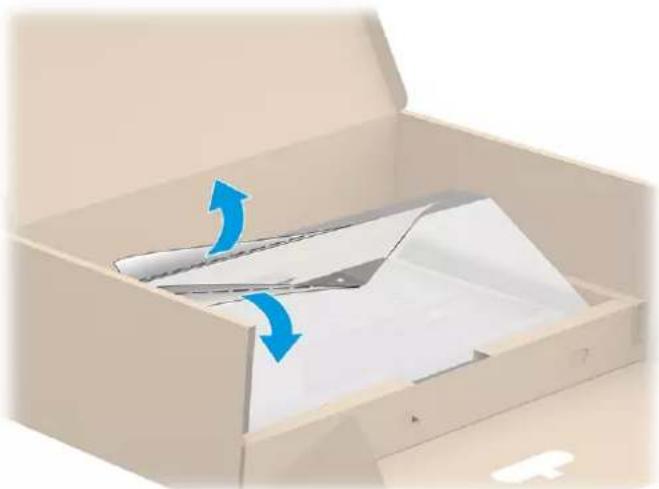 HP E24mv G4 - Fixation du socle de moniteur - 1