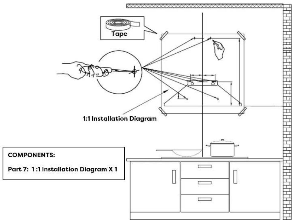 CIARRA CBCB6201 - Install the Hood (Extraction) : - 4