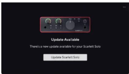 FOCUSRITE Scarlett Solo 4th Gen Studio Pack - Pour mettre à jour votre Scarlett : - 1