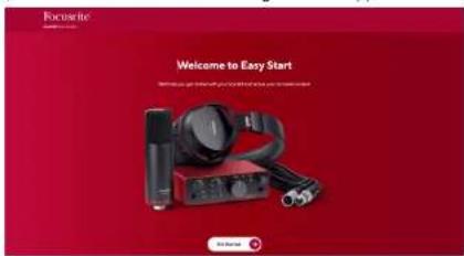 FOCUSRITE Scarlett Solo 4th Gen Studio Pack - Pour accéder à Easy Start : - 2