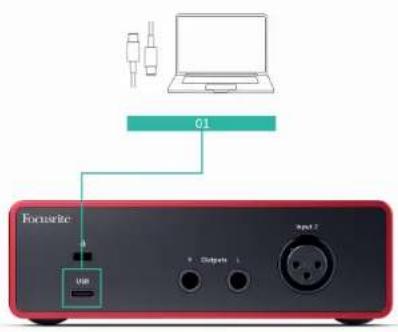 FOCUSRITE Scarlett Solo 4th Gen Studio Pack - Connexion USB - 1