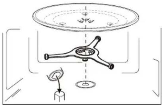 DOMO DO22501G - TURNTABLE INSTALLATION - 1