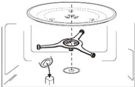 DOMO DO22501G - INSTALLATION DU PLATEAU TOURNANT - 1