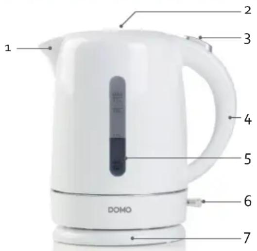 DOMO DO9257WK - TEILE - 1