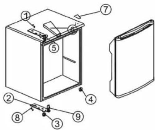 DOMO DO91102F - DOOR CONVERSION - 2