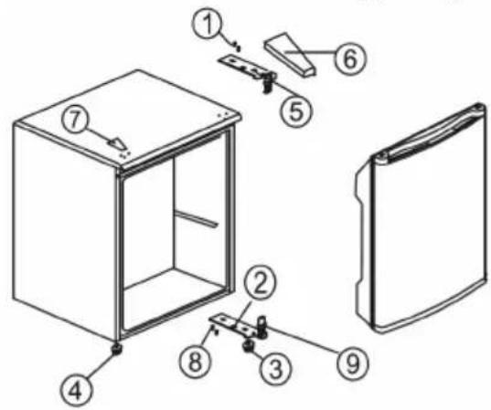DOMO DO91102F - DOOR CONVERSION - 1