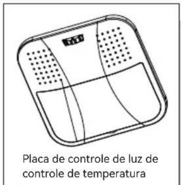 Placa de controle de luz de controle de temperatura