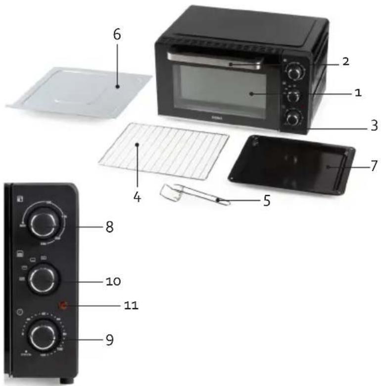 DOMO DO1107GO - PARTS - 1