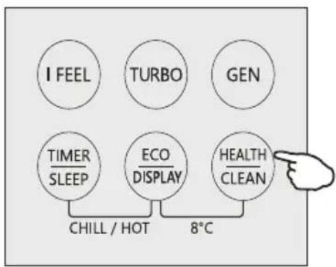 TCL Gentle Cool S24P8S0 - Función de HEALTH (SALUD) (Opcional) - 1