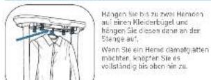 TEFAL Care For You YT3040 - WIE HANGE ICH MEINE KLEIDUNGSSTUCKE RICHTIG AUF? - 1