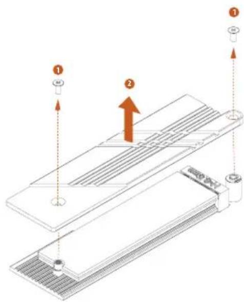 Technical diagram of a mechanical assembly with numbered components and directional arrows indicating motion or assembly.