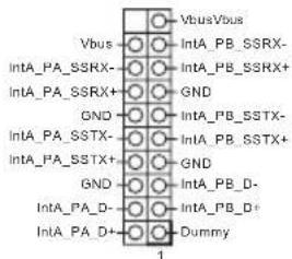 VbusVbus IntA_PB_SSRX- IntA_PB_SSRX+ GND IntA_PB_SSTX- IntA_PB_SSTX+ GND IntA_PB_D- IntA_PB_D+ Dummy 1
