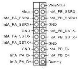 Vbus/Vbus Vbus IntA_PB_SSRX- IntA_PB_SSRX+ GND GND IntA_PB_SSTX- IntA_PB_SSTX+ GND GND IntA_PB_D- IntA_PB_D+ Dummy 1